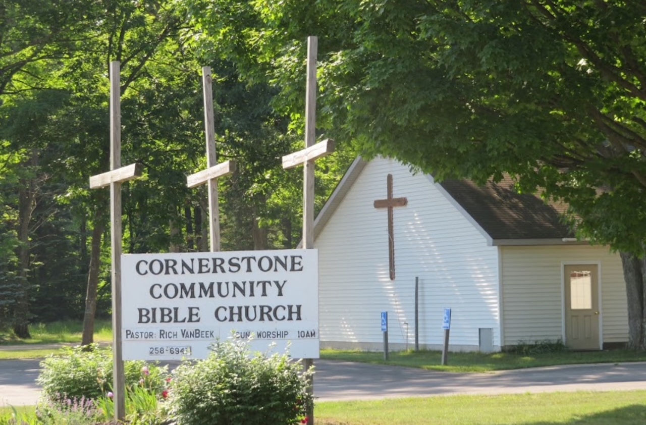 Cornerstone Community Bible Church building.